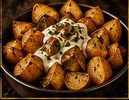 Volcano potatoes